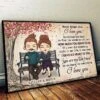 You Are My Soulmate, I Love You - Gift For Couples, Personalized Horizontal Poster