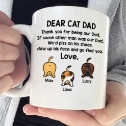 Thank You For Being Our Dad - Gift For Dad - Funny Personalized Mug