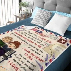 I Gave My Heart To You - Gift For Couples, Personalized Blanket -Pawfect House Store 6. THUMBNAIL 3 b6fe80cd 8be4 43fd b543 21ed593ff151