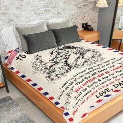 I Promise To Love You For The Rest Of My Life - Dad To Daughter, Blanket -Pawfect House Store 6. THUMBNAIL 4 baa79dc5 b7c8 42bd 897c 51ef4cb8e75e