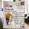 Our Life Ain't No Fairy Tale - But Still You Are My Queen Forever - Personalized Blanket