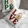 Hope, Joy, Love And Peace - Personalized Pillow Case