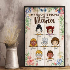 My Favorite People - Personalized Vertical Poster