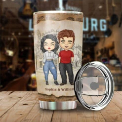 Meeting You Was Fate, Becoming Our Friend Was A Choice - Gift For Couples, Personalized Tumbler -Pawfect House Store 6. THUMNAIL 6 66a681f9 30b8 4bd5 a652 570af46c746d