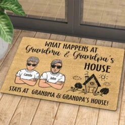 What Happens At Grandma & Grandpa's House - Personalized Decorative Mat -Pawfect House Store 6. THumbnail 4 2a58907e 7688 4030 ae29 a91b9a6829e8