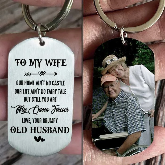 You Are My Queen Forever - Upload Image, Gift For Couples - Personalized Keychain 3 You Are My Queen Forever - Upload Image, Gift For Couples - Personalized Keychain - Image 3
