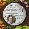 Looking Back In Memory Help Comfort You Tomorrow - Personalized Memorial Stone, Human Grave Marker - Upload Image, Memorial Gift, Sympathy Gift