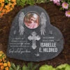 It Broke My Heart To Lose You But You Didn't Go Alone - Personalized Memorial Stone, Human Grave Marker - Upload Image, Memorial Gift, Sympathy Gift