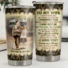 I'm The One Who Needs You Till The End - Personalized Tumbler - To My Wife, Gift For Wife, Anniversary, Engagement, Wedding, Marriage Gift
