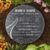 If Tears Could Build A Stairway - Personalized Memorial Stone, Human Grave Marker - Memorial Gift, Sympathy Gift