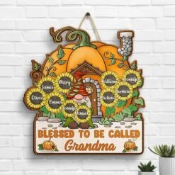 Blessed To Be Called Grandma - Personalized Shaped Wood Sign - Gift For Grandma, Grandparents