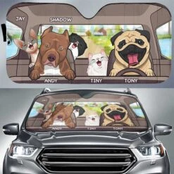 Dogs And Cats - Personalized Auto Sunshade - Gift For Pet Lovers -Pawfect House Store 6. Thumb 2 8e06d8b9 68b7 42b8 9d1c 84880e520aff
