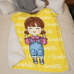 Colorful Lovely Lettering - Personalized Custom Blanket - Gift For Kids, Gift For Family, Christmas Gift -Pawfect House Store 6. Thumb 2 aafcdf01 a04e 4b4c 8667 201dcdf3a279