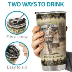 I'm The One Who Needs You Till The End - Personalized Tumbler - To My Wife, Gift For Wife, Anniversary, Engagement, Wedding, Marriage Gift -Pawfect House Store 6. Thumb 3 0fa44d08 3ba0 475e b013 c25acd26c820