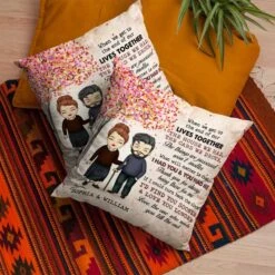 Thank You For Always Being There For Me - Gift For Couples, Husband Wife, Personalized Pillow (Insert Included) -Pawfect House Store 6. Thumb 3 1ca0dab0 ebcc 4aed 9fdd 83fa69b48051