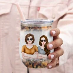 Behind Every Crazy Daughter Is A Mother Who Made Her That Way - Gift For Mom, Grandma - Personalized Wine Tumbler -Pawfect House Store 6. Thumb 3 821554df 075a 4f6b bae3 108f0ee40e4f
