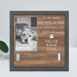 I Migliori Amici Entrano Nelle Nostre Vite E Lasciano Impronte Nei Nostri Cuori - Memorial Personalized Custom Pet Loss Sign, Collar Frame - Upload Image, Sympathy Gift, Gift For Pet Owners, Pet Lovers Italian -Pawfect House Store 6. Thumb 3 878ab9f8 b2b5 4e30 92d6 a3f5067c99bb