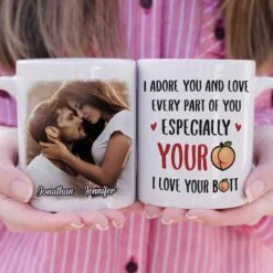 I Adore You And Love Every Part Of You - Upload Image, Gift For Couples - Personalized Mug -Pawfect House Store 6. Thumb 3 9eccce45 8315 4763 aff1 2ad176d2ae80