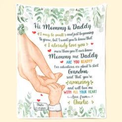 Your Happiness Is Born - Family Personalized Custom Baby Blanket - Baby Shower Gift, Gift For First Mom -Pawfect House Store 6. Thumb 3 b10a4b4c 51c6 4412 86df 59578d03ee0a