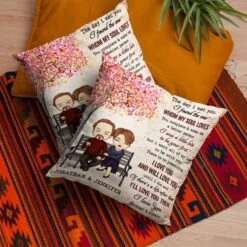 The Day I Met You I Found The One Whom My Soul Loves - Gift For Couples, Personalized Pillow (Insert Included) -Pawfect House Store 6. Thumb 3 ea9506e0 f10f 49a5 9754 15e4150d16b7