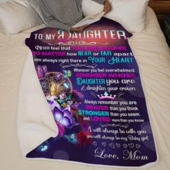 Never Feel That You're Alone - Family Blanket - Christmas Gift For Mother From Daughter -Pawfect House Store 6. Thumb 4 00481365 584f 4650 bb17 71f4db95e148