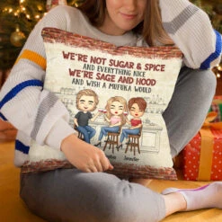 Besties We're Sage And Hood & Wish A Mufuka Would - Bestie Personalized Custom Pillow (Insert Included) - Christmas Gift For Best Friends, BFF, Sisters -Pawfect House Store 6. Thumb 4 a2d3ddcb f5f3 4d08 a92c edb84d05d53d