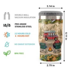 Camping Partners For Life - Personalized Can Cooler - Gift For Couples, Gift For Camping Lovers -Pawfect House Store 6. Thumb 4 cf061b20 f9e0 4018 a1eb ddc3e674d5a4