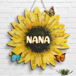 Best Mothers Day Gifts For Grandma - Mimi Nana Gifts, Grandma Gift Ideas, Gifts For Mom, Best Grandma Gifts, 50th 60th 70th 80th Grandma Birthday Gifts For Women - Sunflower Wood Sign