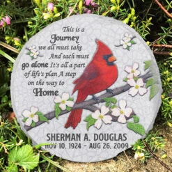 This Is A Journey We All Must Take - Personalized Memorial Stone, Human Grave Marker - Memorial Gift, Sympathy Gift -Pawfect House Store 6. Thumb2 529f239f 7b6a 46c3 ac93 d405a87a81f7