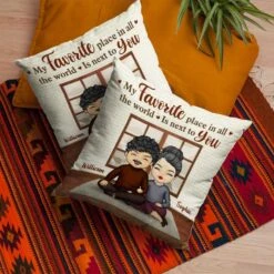 My Favorite Place In The World Is Next To You - Gift For Couples, Personalized Pillow (Insert Included) -Pawfect House Store 6. Thumbnail 2 beda343f de68 497f bbad 9b657e37fc99