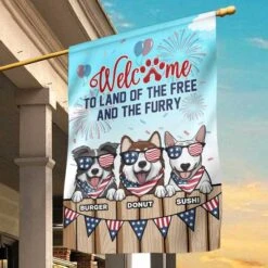 Happy 4th Of July For Dog Lovers - 4th Of July Decoration - Personalized Dog Flag -Pawfect House Store 6. Thumbnail 3 04e82c37 2ff7 4fe0 9794 73e663bdee10