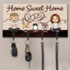 Welcome To Our Sweet Home - Personalized Key Hanger, Key Holder - Gift For Couples, Husband Wife