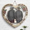 From Our First Kiss, LGBTQ+ Couples - Gift For Couples, Husband Wife, Personalized Shaped Wood Sign