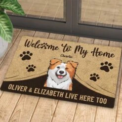 Welcome To Our House, Paw Parents Live Here Too - Personalized Decorative Mat -Pawfect House Store 6. thumbnail4 9b24f9d8 0a7d 40d9 9eb0 8c23d259f89d