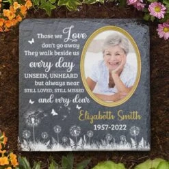 Still Loved, Still Missed & Very Dear - Personalized Memorial Stone, Human Grave Marker - Upload Image, Memorial Gift, Sympathy Gift