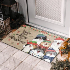 Merry Christmas Ya Filthy Animal - Cat Personalized Custom Decorative Mat - Christmas Gift For Pet Owners, Pet Lovers -Pawfect House Store 6.THUMB 5 0b39d229 1f9b 4d8e b4fb a7ccc54fbfa5