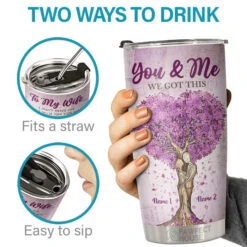 I Married You Because I Can't Live Without You My Wife - Personalized Tumbler - To My Wife, Gift For Wife, Anniversary, Engagement, Wedding, Marriage Gift -Pawfect House Store 6.THUMBNAIL 03 e9b0a699 e2c7 49cd 8e76 d406b9732c2b