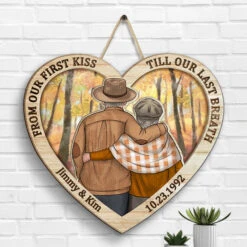 Till Our First Kiss Heart Shape Season - Personalized Shaped Wood Sign - Gift For Couples, Husband Wife -Pawfect House Store 6.THUMBNAIL 1 1 bd55f781 1cd7 4f94 8af0 887634abad6c