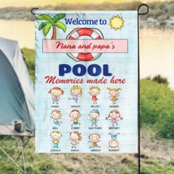 Welcome To Papa And Nana's Pool - Personalized Flag -Pawfect House Store 6.THUMBNAIL 1 49a3543e d99f 43f3 a39f de62083416fa