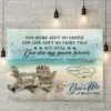 Our Life Ain't No Fairy Tale - Personalized Horizontal Canvas - Gift For Couples, Husband Wife