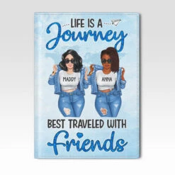Life Is A Journey - Personalized Passport Cover, Passport Holder - Gift For Bestie -Pawfect House Store 6.THUMBNAIL 3 3887f769 4342 4f72 91f9 2885750944fd