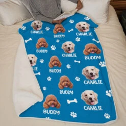 Love Has Four Paws - Personalized Custom Blanket - Upload Image, Gift For Pet Lovers, Christmas Gift -Pawfect House Store 6.THUMBNAIL02 0712fda9 6073 413c b9b8 a7babf0fdaac