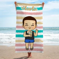 We All Need Vitamin Sea - Personalized Custom Beach Towel - Gift For Family, Gift For Kids, Christmas Gift -Pawfect House Store 6.THUMBNAIL03 d32e4607 db48 4270 8019 f22033d41bdc