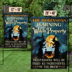 Halloween - Warning Witch Property - Personalized Flag -Pawfect House Store 6.THUMBNAIL3 39a92f9f 02c1 4442 b5c9 bcef447b583b
