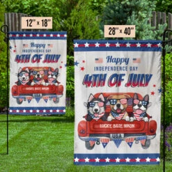 Happy Independence Day - 4th Of July Decoration - Personalized Dog Flag -Pawfect House Store 6.THUMBNAIL b4d18eca a18a 480a a0ca a3021ff27d03