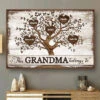 This Grammy Belongs To - Personalized Horizontal Poster