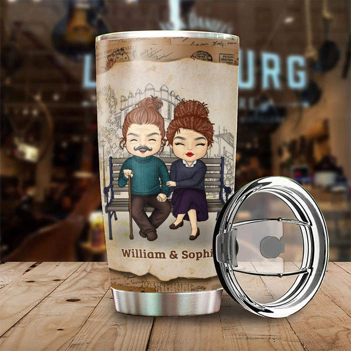 Meeting You Was Fate - Gift For Couples, Personalized Tumbler 2 Meeting You Was Fate - Gift For Couples, Personalized Tumbler - Image 2