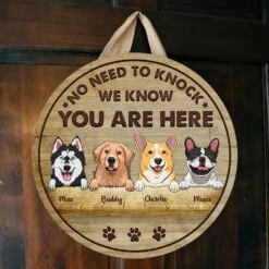 No Need To Knock - Funny Personalized Dog Door Sign -Pawfect House Store 6.THumbnail4 7619ee8e b17e 43a7 adbc bf743532df6f