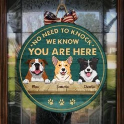 No Need To Knock - Funny Personalized Dog Door Sign -Pawfect House Store 6.THumbnail5 6d18b57f 52be 4e2a 87f0 df9119e2775f