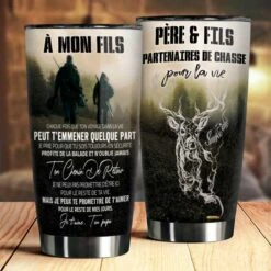 Père Et Fils - Partenaires De Chasse Pour La Vie - Tumbler French